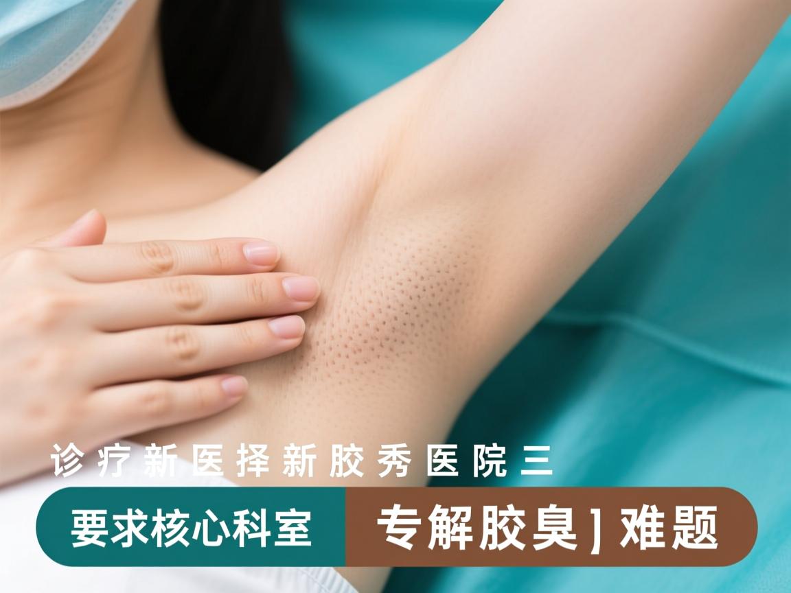 腋臭诊疗新选择，腋秀医院三大核心科室，专解腋臭难题