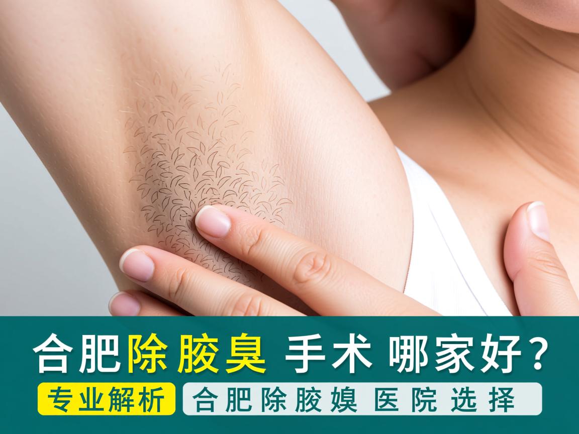 合肥除腋臭手术哪家好？专业解析合肥除腋臭医院选择