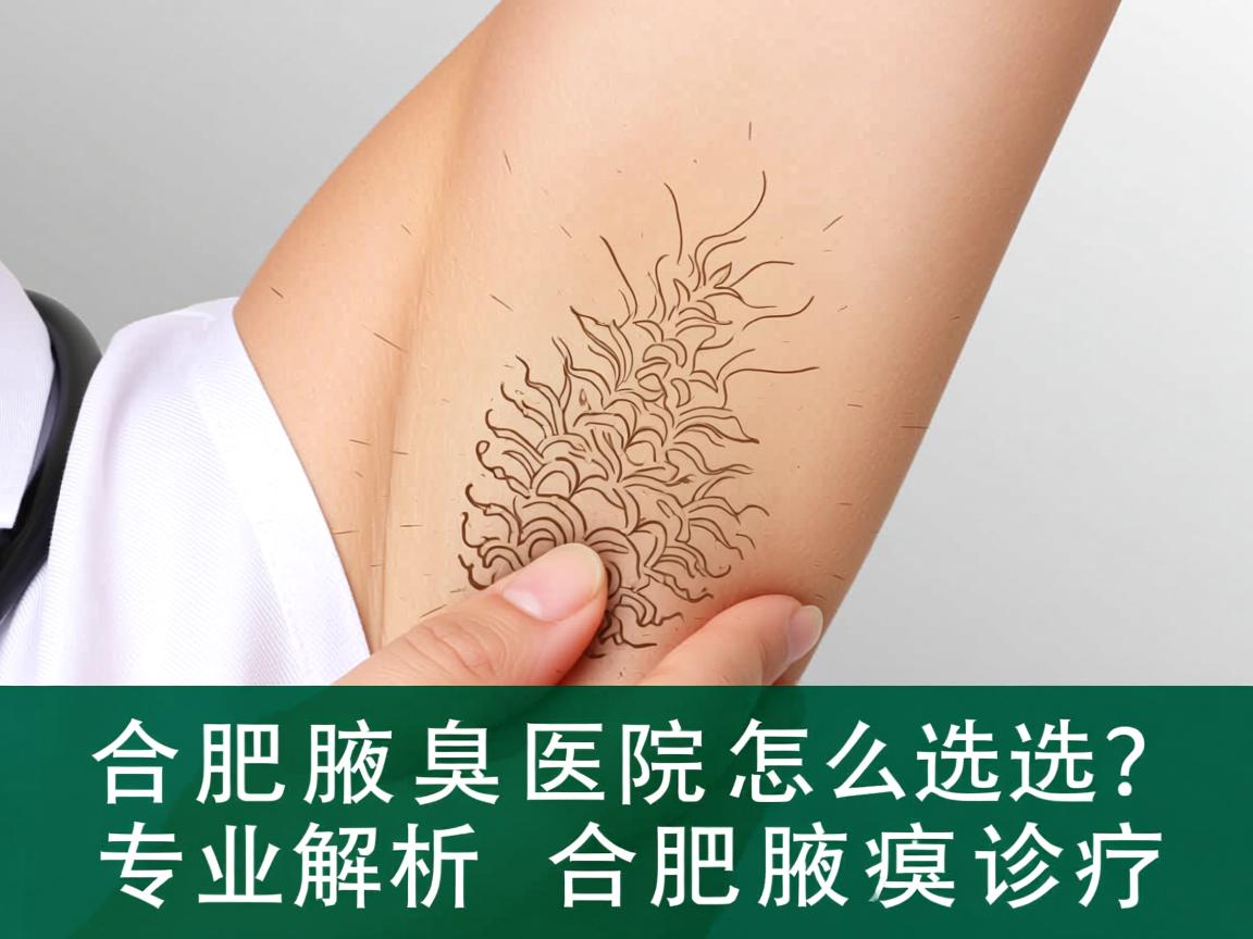 合肥腋臭医院怎么选？专业解析合肥腋臭诊疗