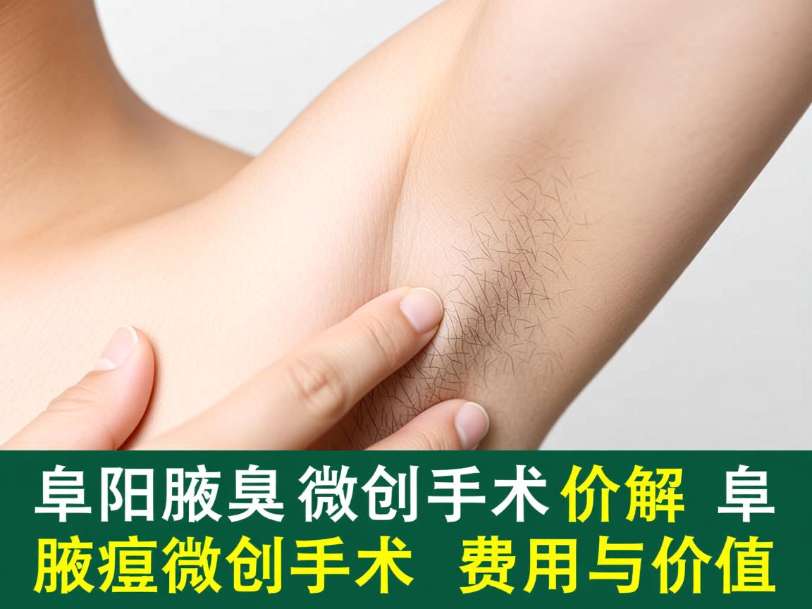 阜阳腋臭微创手术价格解析，阜阳腋臭微创手术的费用与价值