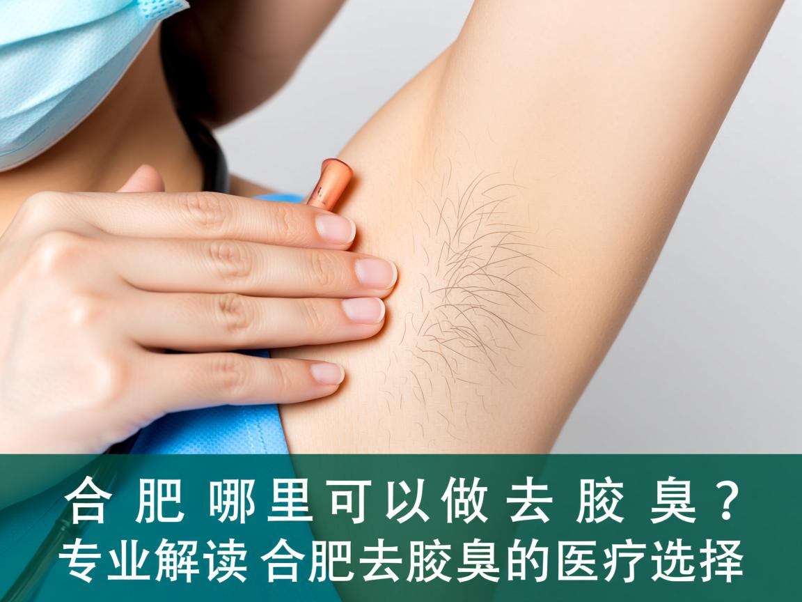合肥哪里可以做去腋臭？专业解读合肥去腋臭的医疗选择