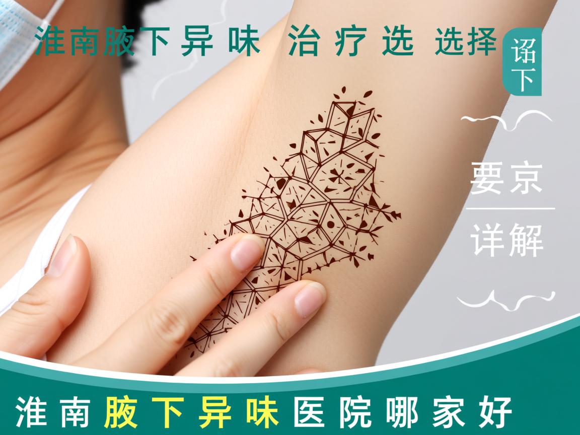 淮南腋下异味治疗选择，详解淮南腋下异味医院哪家好