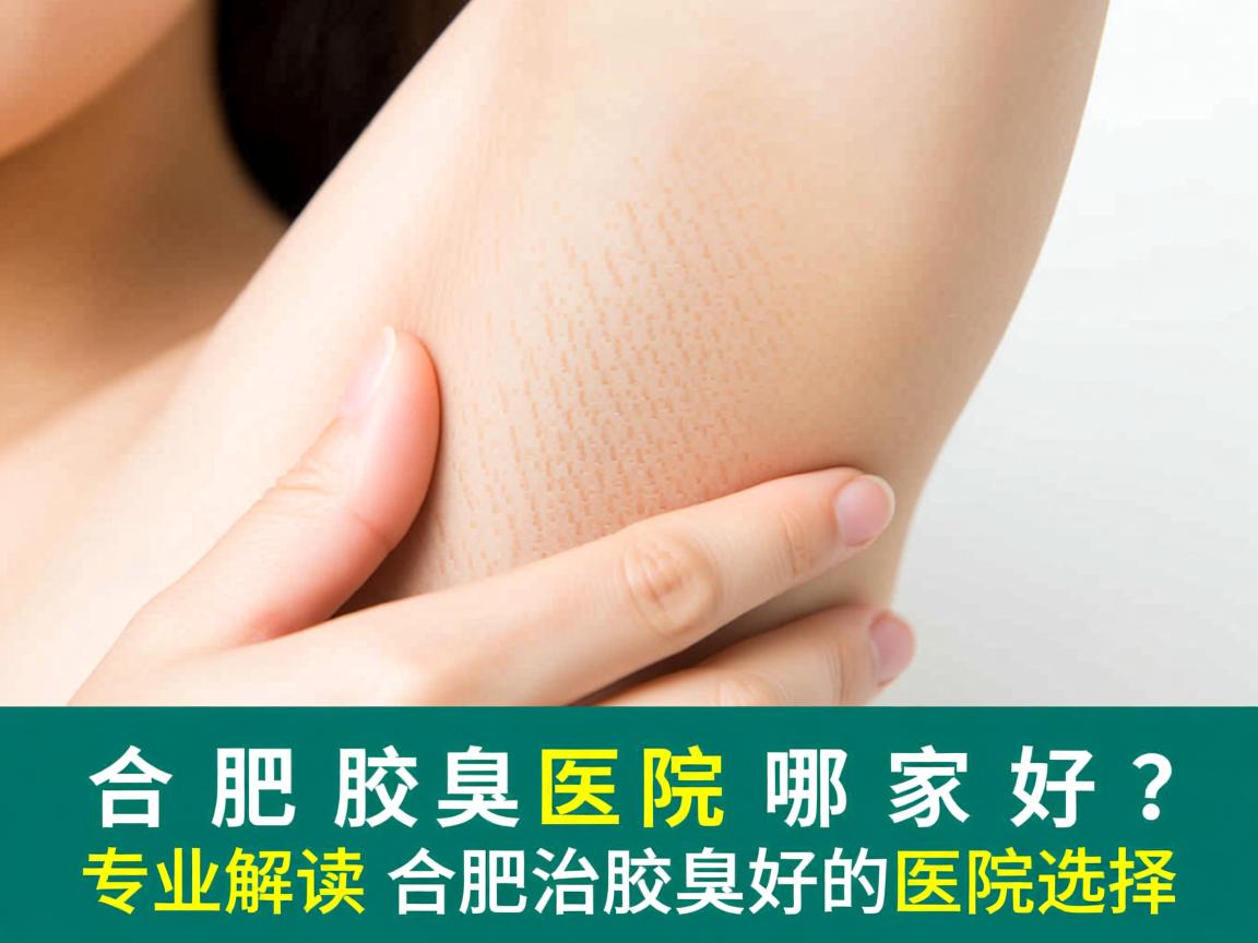 合肥腋臭医院哪家好？专业解读合肥治腋臭好的医院选择