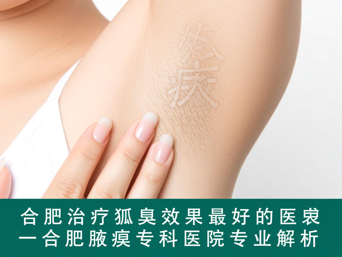 合肥治疗狐臭效果最好的医院，合肥腋臭专科医院专业解析