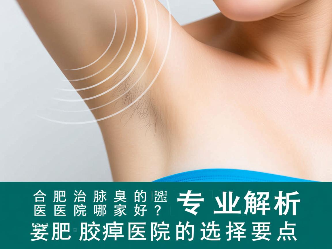 合肥治腋臭的医院哪家好？专业解析合肥腋臭医院的选择要点