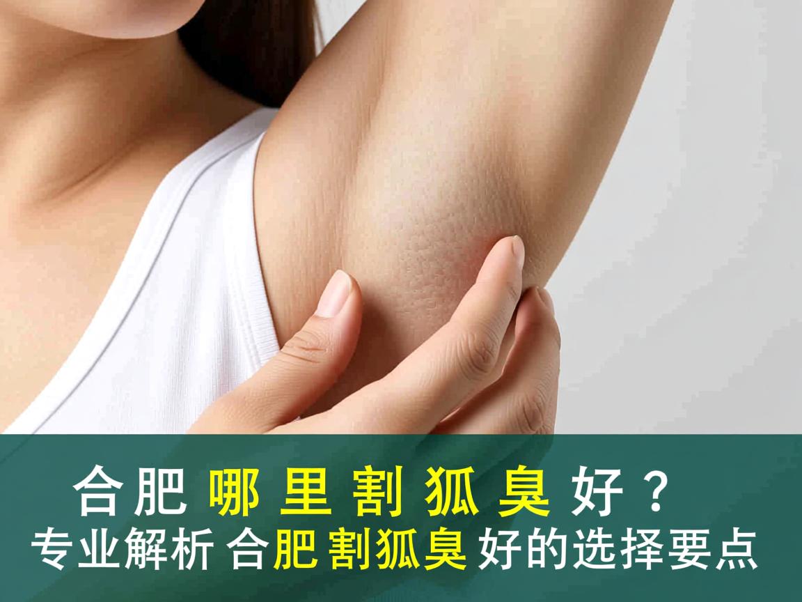 合肥哪里割狐臭好？专业解析合肥割狐臭好的选择要点