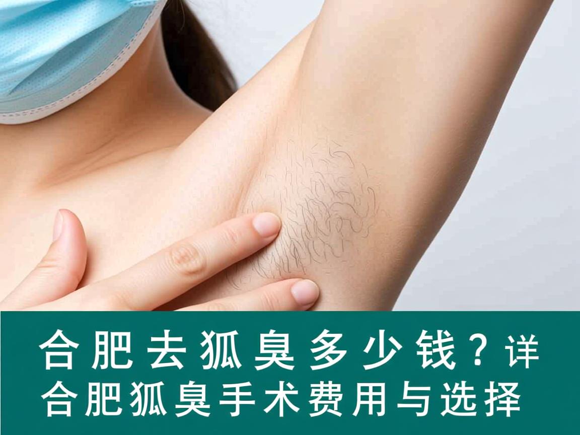 合肥去狐臭多少钱？详解合肥狐臭手术费用与选择