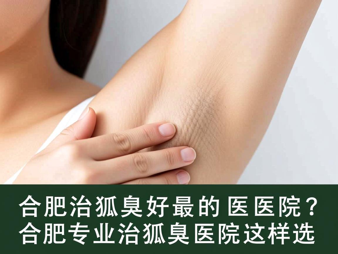 合肥治狐臭最好的医院？合肥专业治狐臭医院这样选