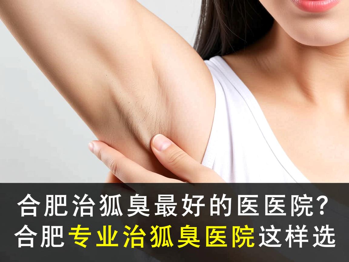 合肥治狐臭最好的医院？合肥专业治狐臭医院这样选