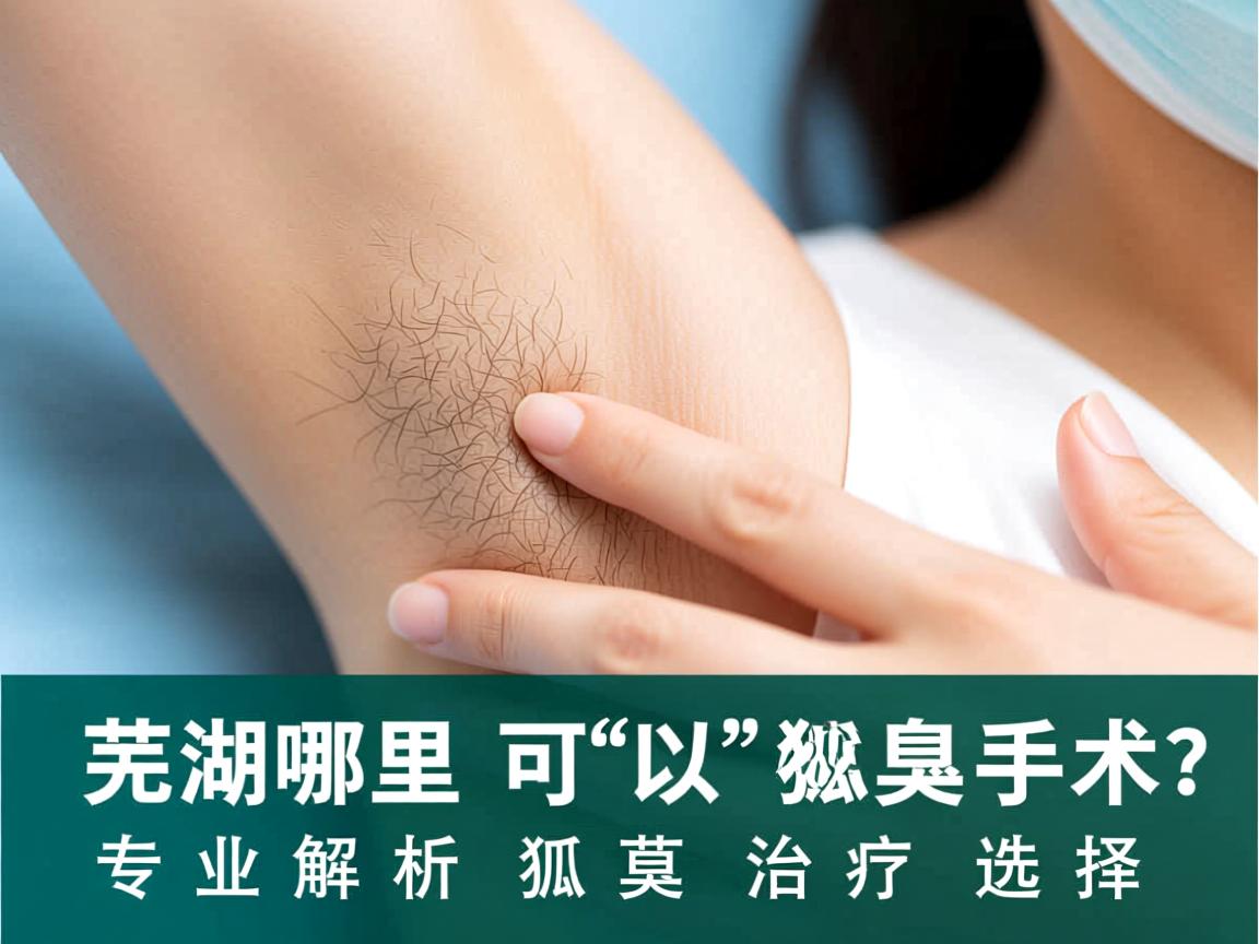 芜湖哪里可以做狐臭手术？专业解析狐臭治疗选择