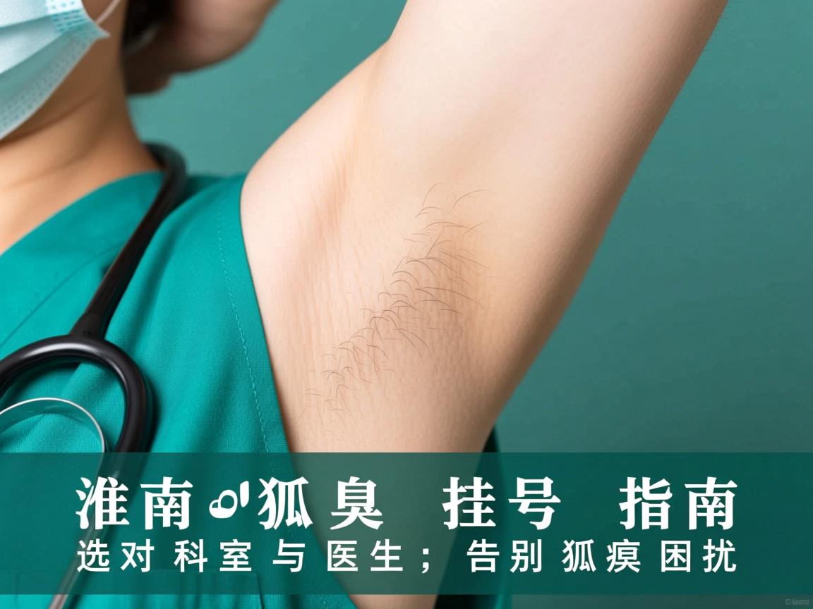 淮南狐臭挂号指南,选对科室与医生,告别狐臭困扰 淮南狐臭挂号指南,选对科室与医生,告别狐臭困扰