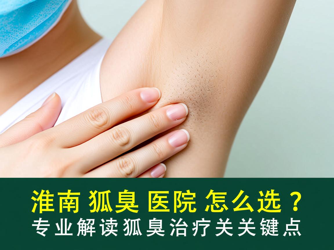 淮南狐臭医院怎么选？专业解读狐臭治疗的关键点