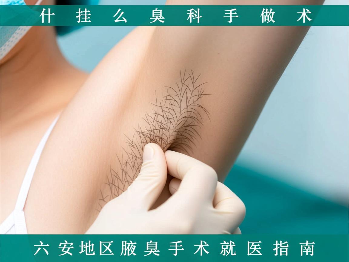 腋臭挂什么科做手术，六安地区腋臭手术就医指南
