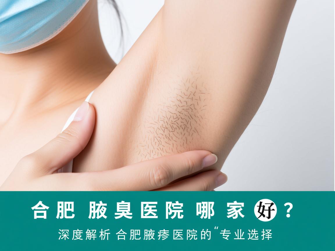 合肥腋臭医院哪家好？深度解析合肥腋臭医院的专业选择