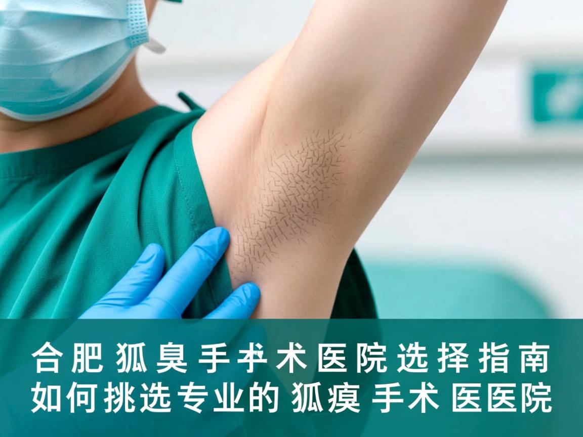 合肥狐臭手术医院选择指南,如何挑选专业的狐臭手术医院 合肥狐臭手术医院选择指南,如何挑选专业的狐臭手术医院