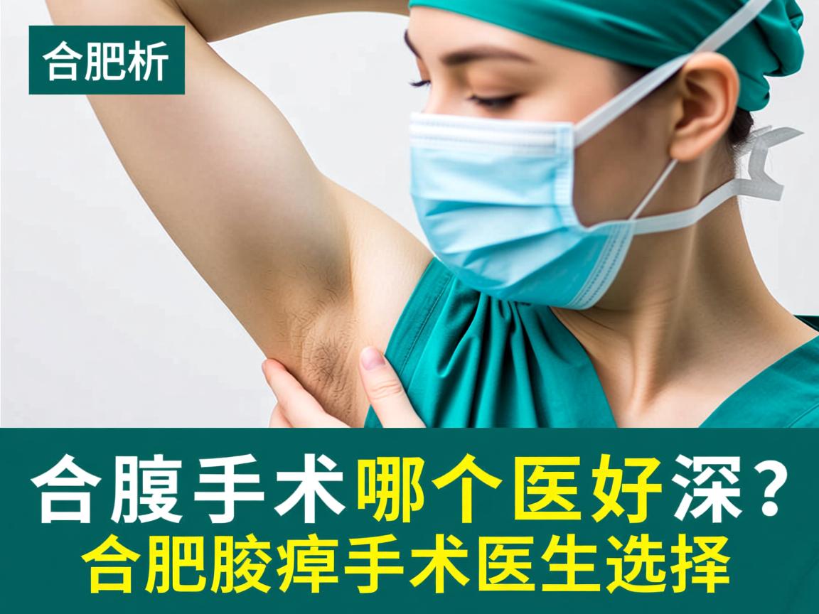 合肥腋臭手术哪个医生好?深度解析合肥腋臭手术医生选择 合肥腋臭手术哪个医生好?深度解析合肥腋臭手术医生选择