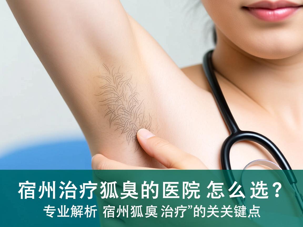 宿州治疗狐臭的医院怎么选？专业解析宿州狐臭治疗的关键点