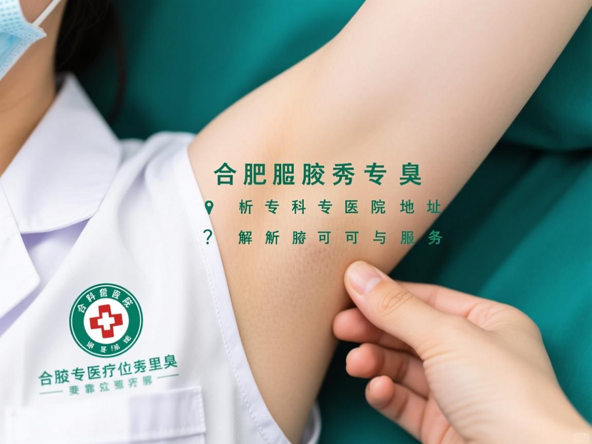 合肥腋秀腋臭专科医院地址在哪里？解析腋秀专科的可靠位置与服务