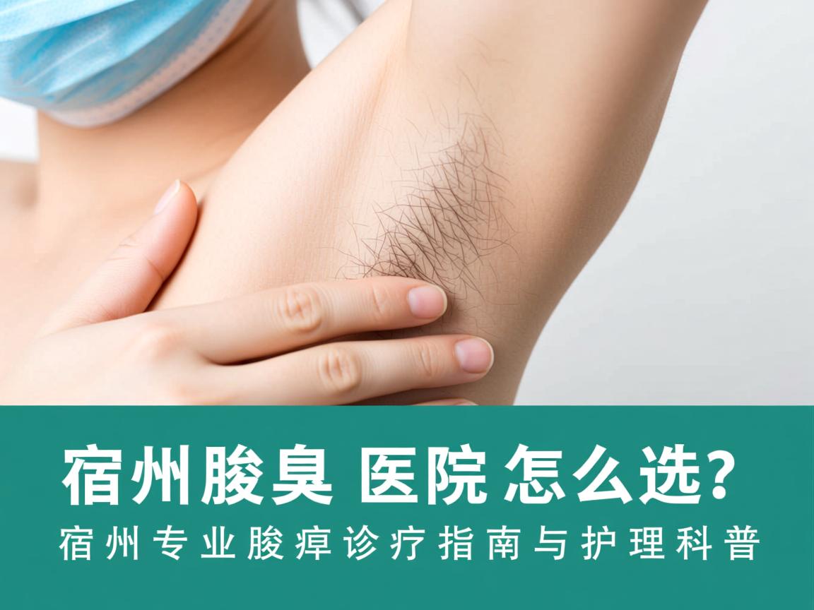 宿州腋臭医院怎么选?宿州专业腋臭诊疗指南与护理科普 宿州腋臭医院怎么选?宿州专业腋臭诊疗指南与护理科普