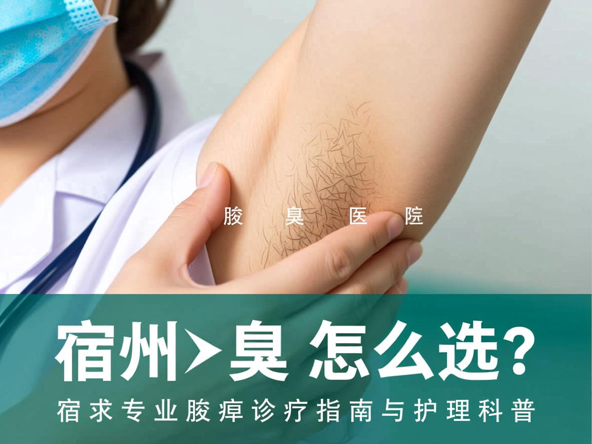 宿州腋臭医院怎么选?宿州专业腋臭诊疗指南与护理科普 宿州腋臭医院怎么选?宿州专业腋臭诊疗指南与护理科普