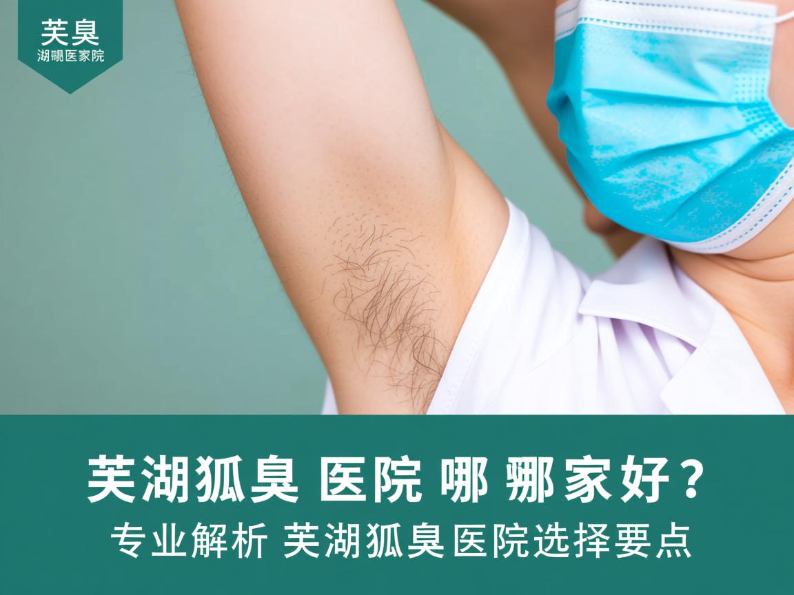 芜湖狐臭医院哪家好？专业解析芜湖狐臭医院选择要点