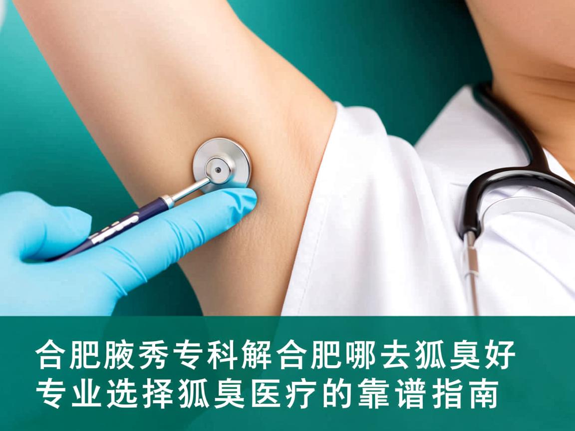 合肥腋秀专科解析，合肥哪去狐臭好，专业选择狐臭医疗的靠谱指南