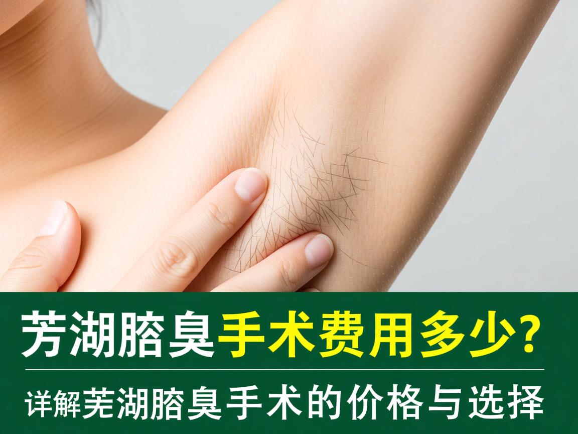 芜湖腋臭手术费用多少?详解芜湖腋臭手术的价格与选择 芜湖腋臭手术费用多少?详解芜湖腋臭手术的价格与选择