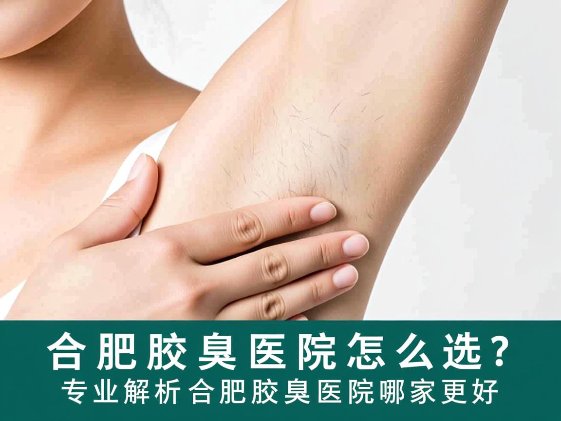 合肥腋臭医院怎么选？专业解析合肥腋臭医院哪家更好