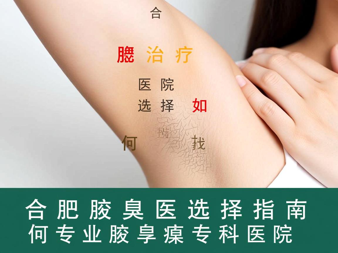 合肥腋臭治疗医院选择指南,如何找到专业的腋臭专科医院 合肥腋臭治疗医院选择指南,如何找到专业的腋臭专科医院
