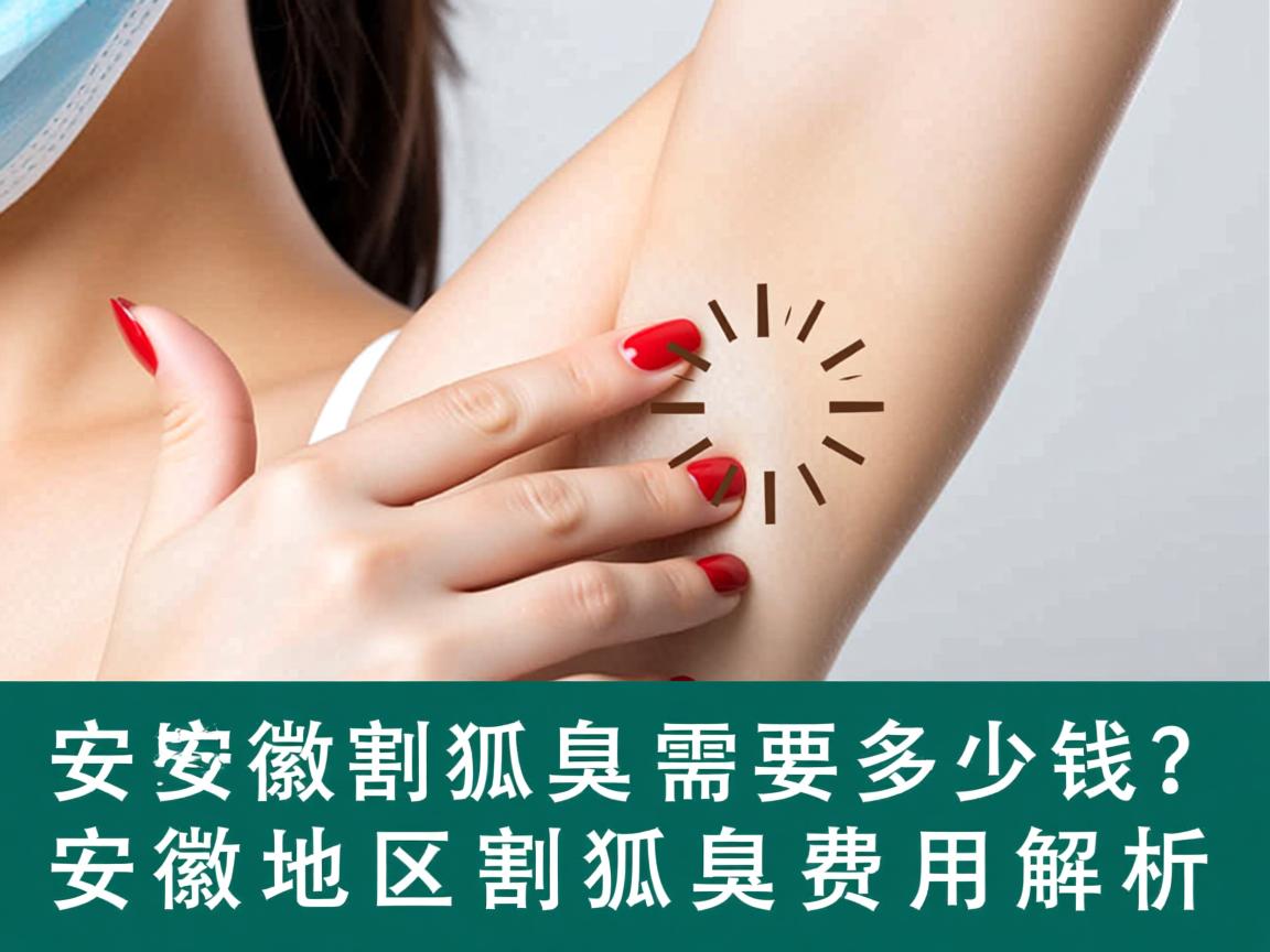 安徽割狐臭需要多少钱？安徽地区割狐臭费用解析