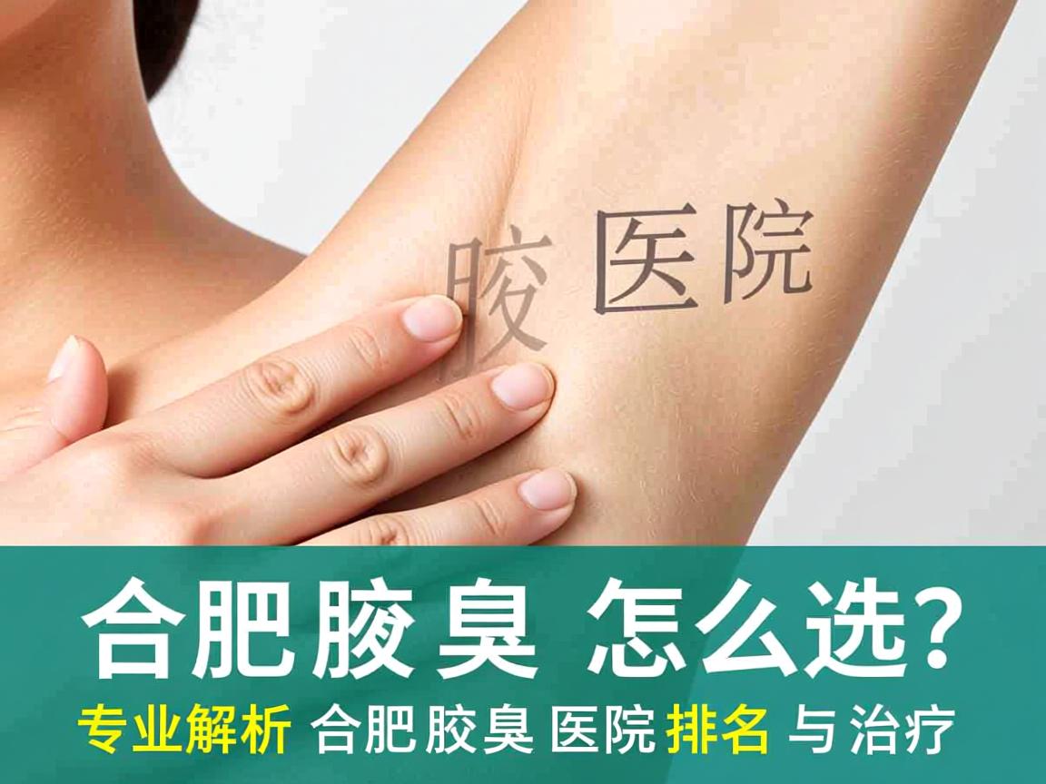 合肥腋臭医院怎么选?专业解析合肥腋臭医院排名与治疗 合肥腋臭医院怎么选?专业解析合肥腋臭医院排名与治疗