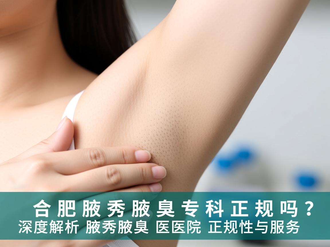 合肥腋秀腋臭专科正规吗?深度解析腋秀腋臭医院的正规性与服务 合肥腋秀腋臭专科正规吗?深度解析腋秀腋臭医院的正规性与服务