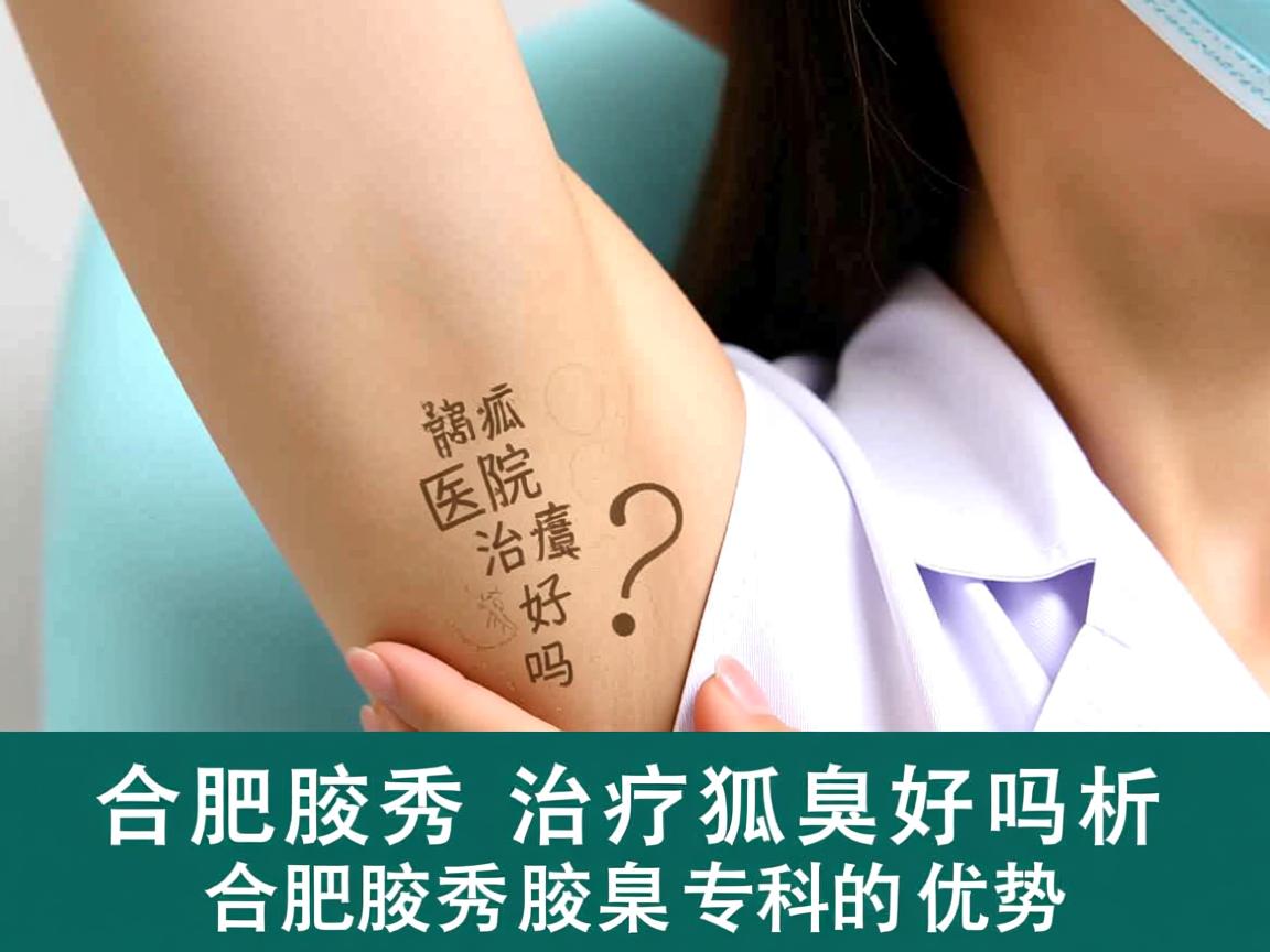 合肥腋秀医院治疗狐臭好吗？深度解析合肥腋秀腋臭专科的优势