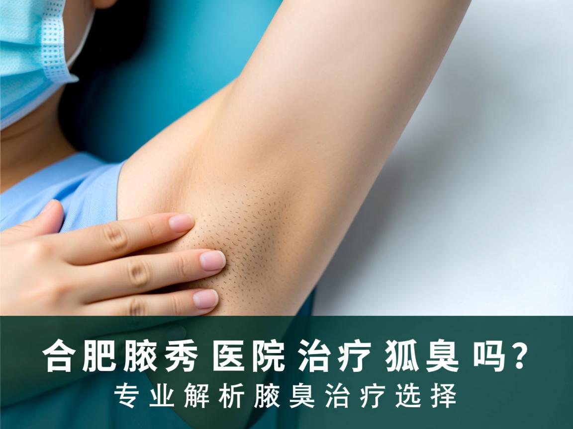 合肥腋秀医院治疗狐臭吗？专业解析腋臭治疗选择