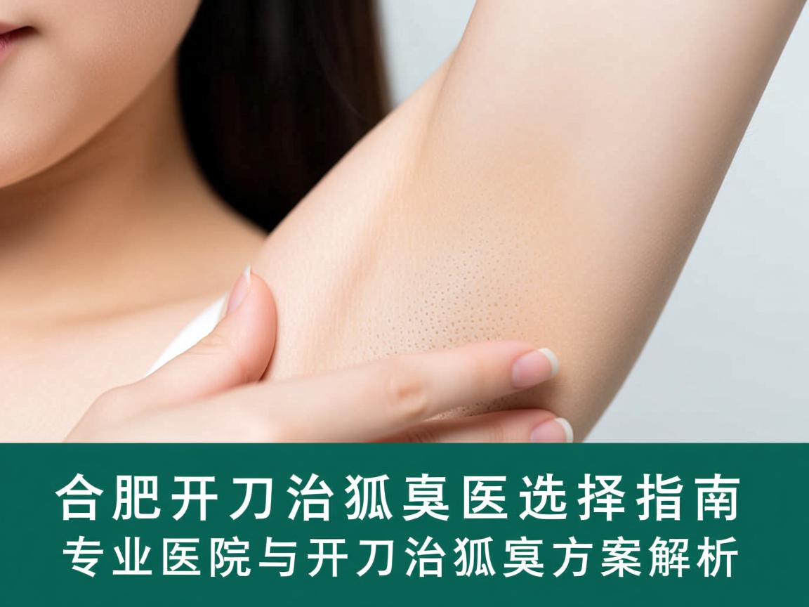 合肥开刀治狐臭医院选择指南，专业医院与开刀治狐臭方案解析