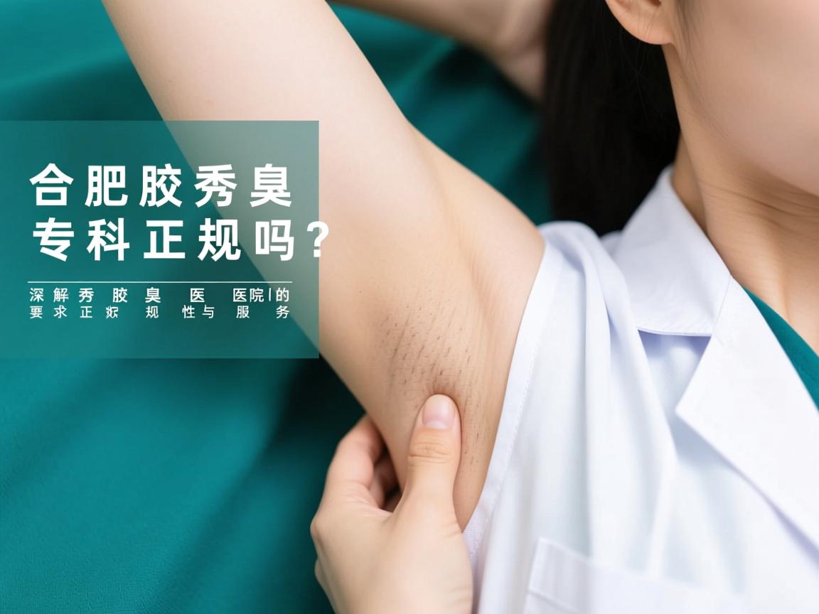 合肥腋秀腋臭专科正规吗?深度解析腋秀腋臭医院的正规性与服务 合肥腋秀腋臭专科正规吗?深度解析腋秀腋臭医院的正规性与服务