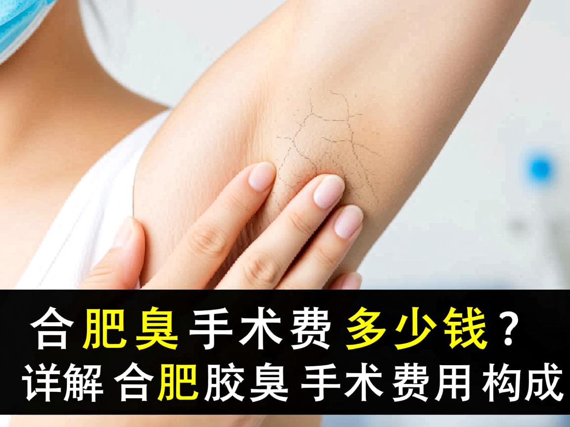 合肥腋臭手术费多少钱？详解合肥腋臭手术费用构成