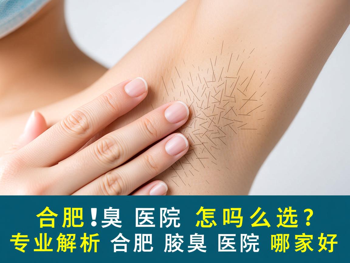 合肥腋臭医院怎么选？专业解析合肥腋臭医院哪家好