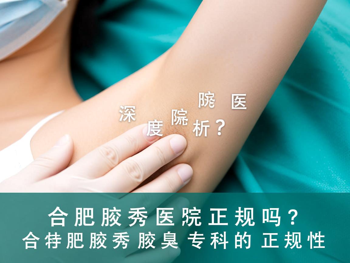 合肥腋秀医院正规吗?深度解析合肥腋秀腋臭专科的正规性 合肥腋秀医院正规吗?深度解析合肥腋秀腋臭专科的正规性