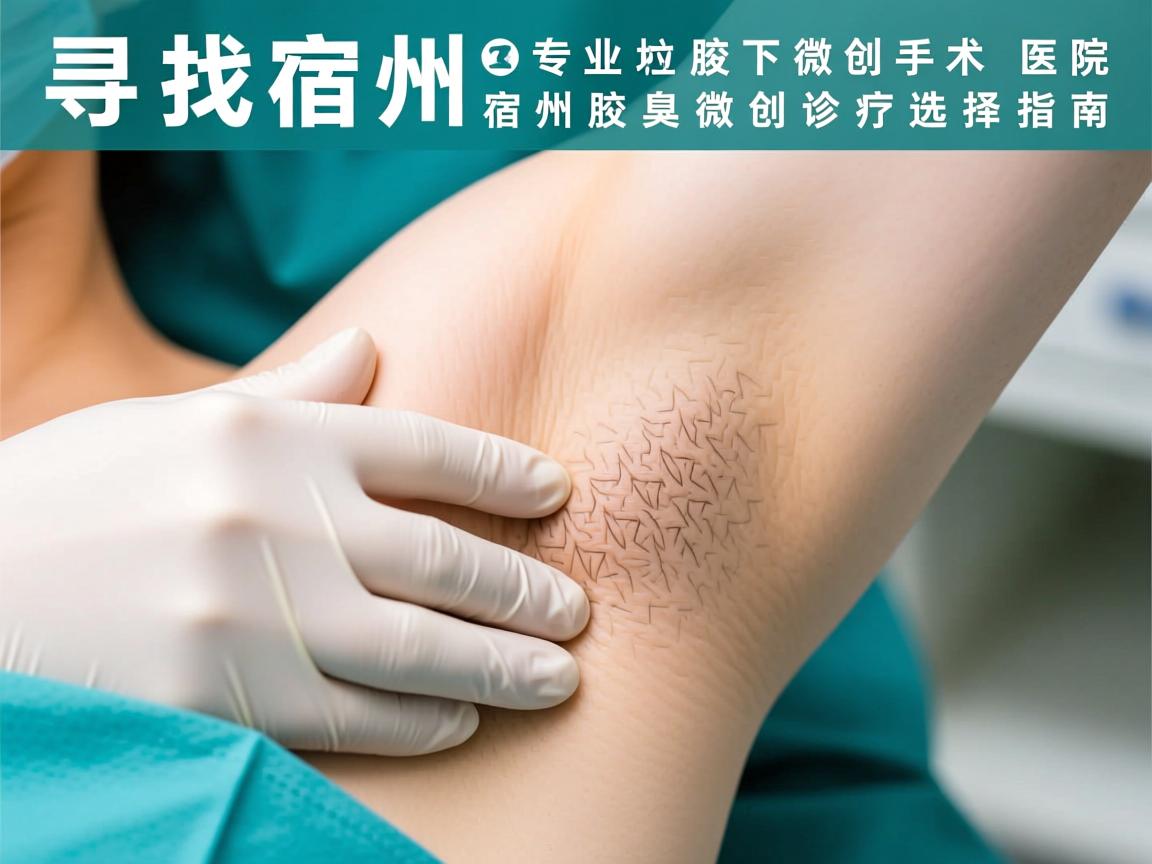 寻找宿州专业腋下微创手术医院,宿州腋臭微创诊疗选择指南 寻找宿州专业腋下微创手术医院,宿州腋臭微创诊疗选择指南