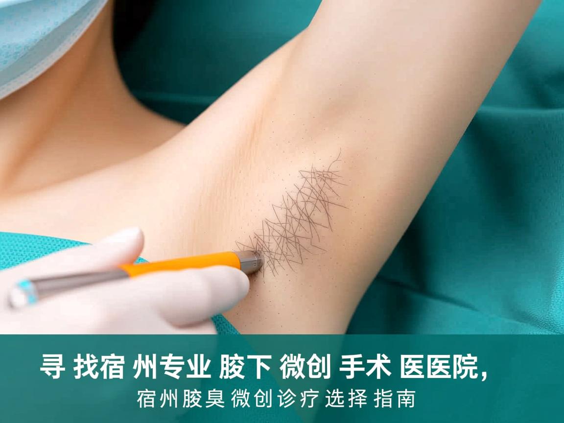 寻找宿州专业腋下微创手术医院,宿州腋臭微创诊疗选择指南 寻找宿州专业腋下微创手术医院,宿州腋臭微创诊疗选择指南