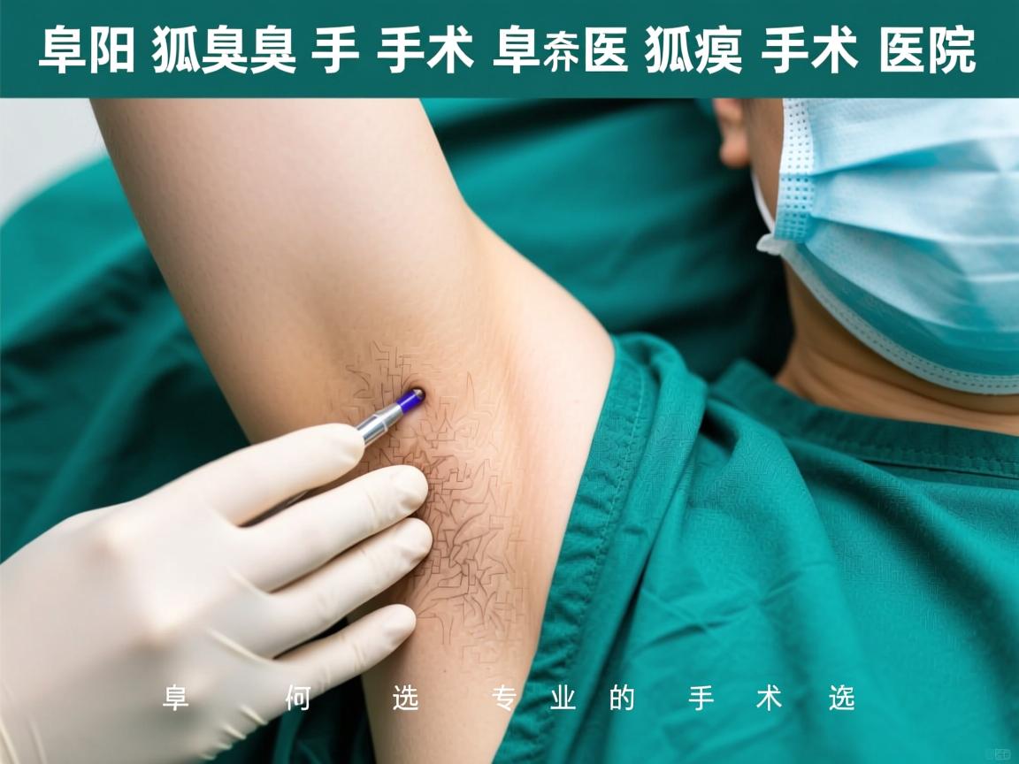 阜阳狐臭手术医院解析，如何选择阜阳专业的狐臭手术医院