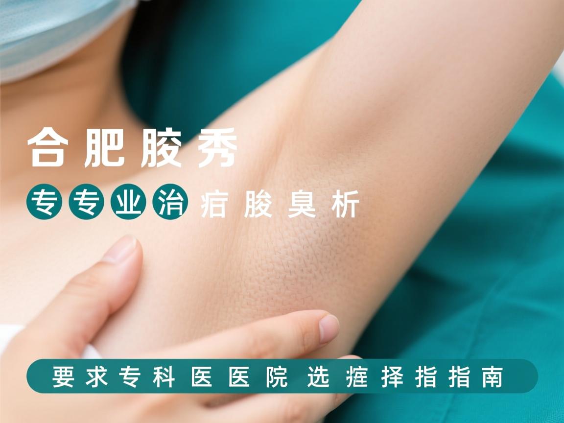 合肥腋秀解析,专业治疗腋臭的专科医院选择指南 合肥腋秀解析,专业治疗腋臭的专科医院选择指南