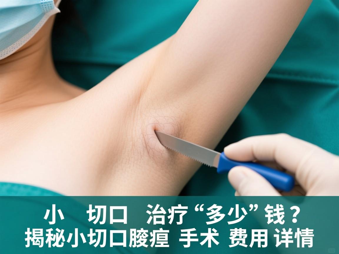 小切口治疗腋臭多少钱？揭秘小切口腋臭手术费用详情