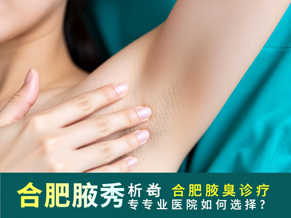 合肥腋秀解析，合肥腋臭诊疗，专业医院如何选择？