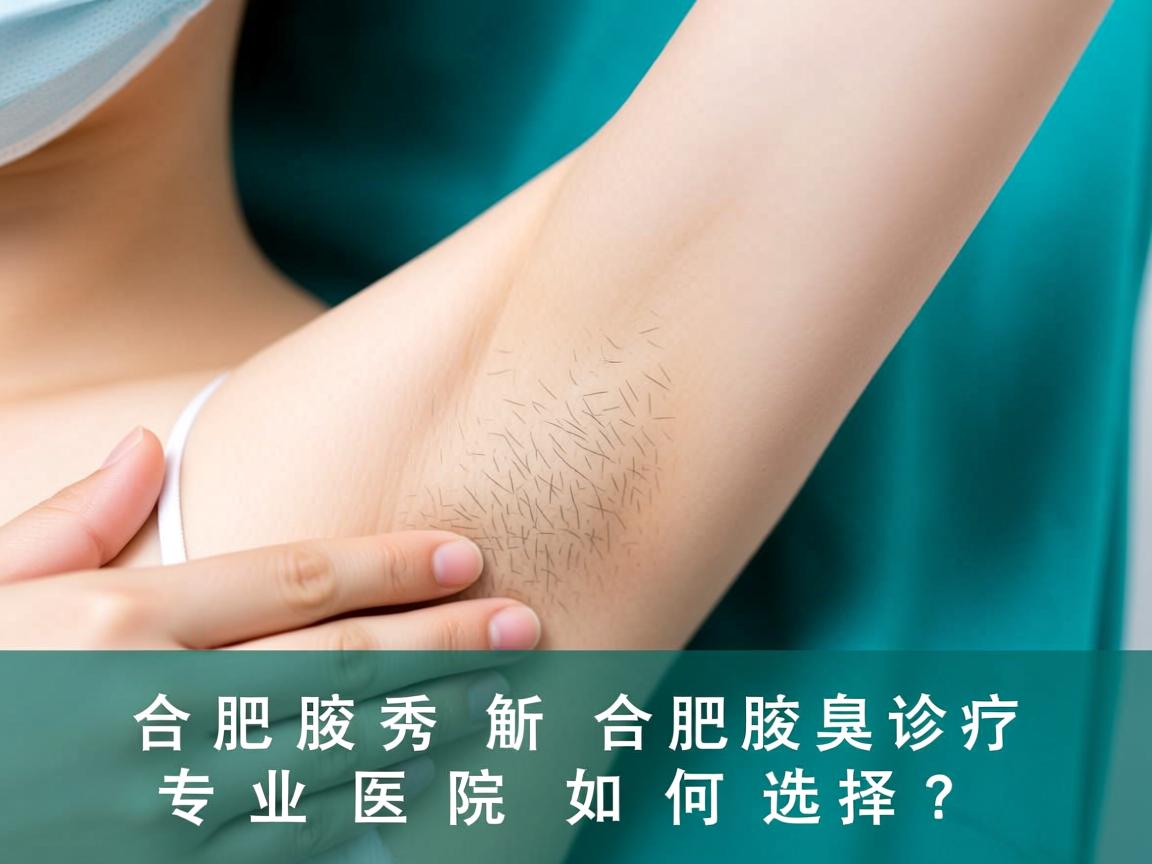合肥腋秀解析，合肥腋臭诊疗，专业医院如何选择？