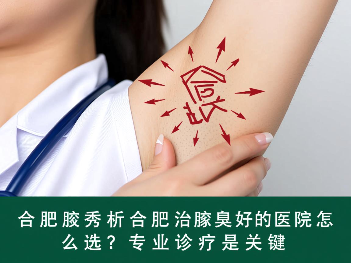 合肥腋秀解析，合肥治腋臭好的医院怎么选？专业诊疗是关键