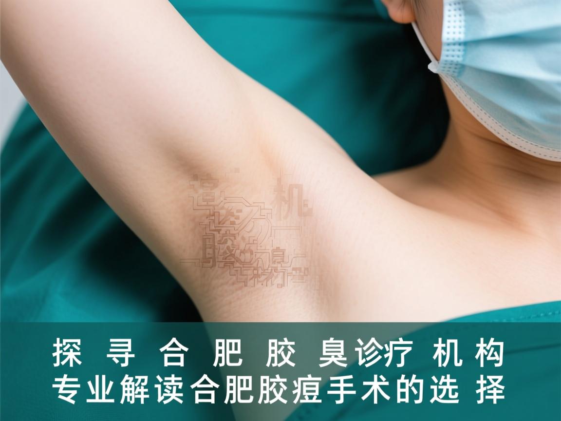 探寻合肥腋臭诊疗机构，专业解读合肥腋臭手术的选择