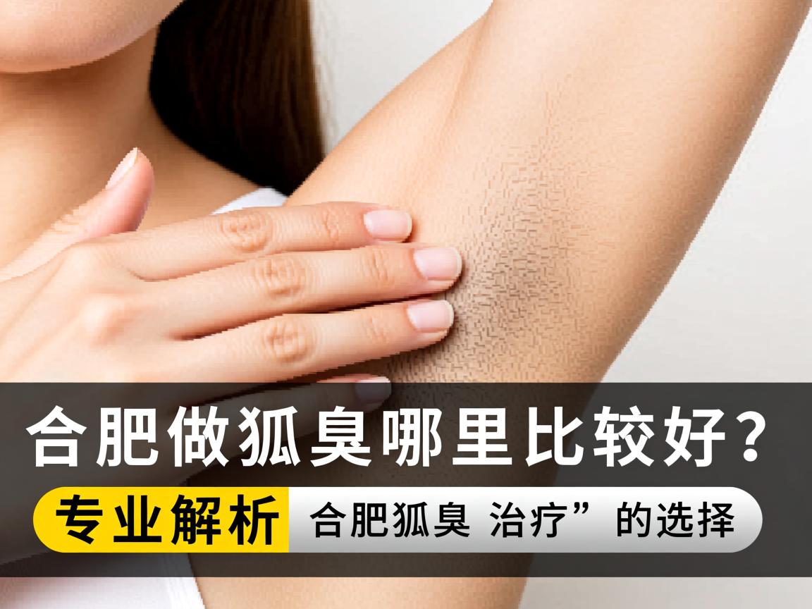 合肥做狐臭哪里比较好？专业解析合肥狐臭治疗的选择
