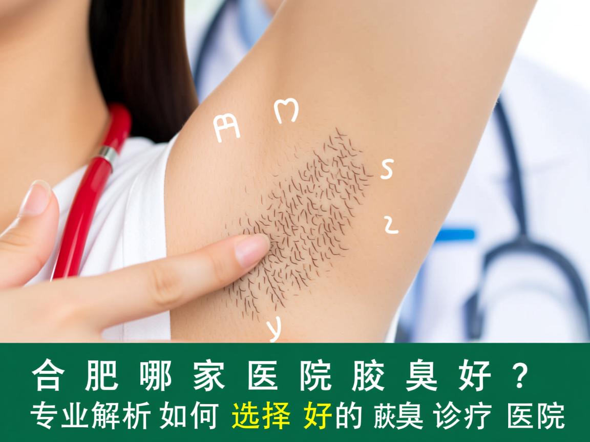 合肥哪家医院开腋臭好？专业解析如何选择好的腋臭诊疗医院